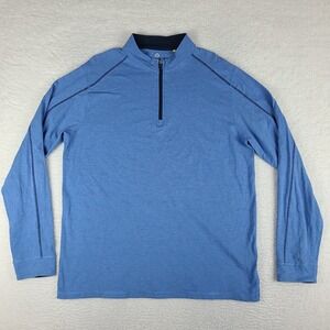 Tasc‎ Sweater Mens XL Blue Activewear Performance Tech Bamboo